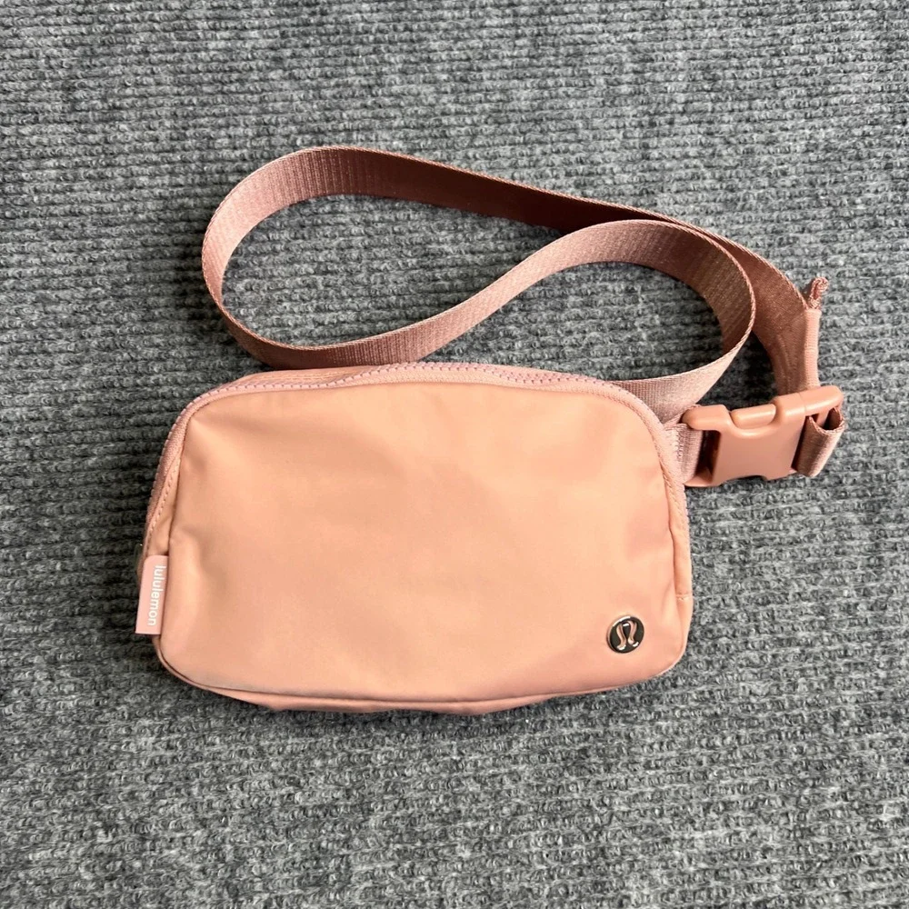 Lululemon Everywhere Belt Bag 1L Pink Nylon Adjustable Crossbody Fanny Pack